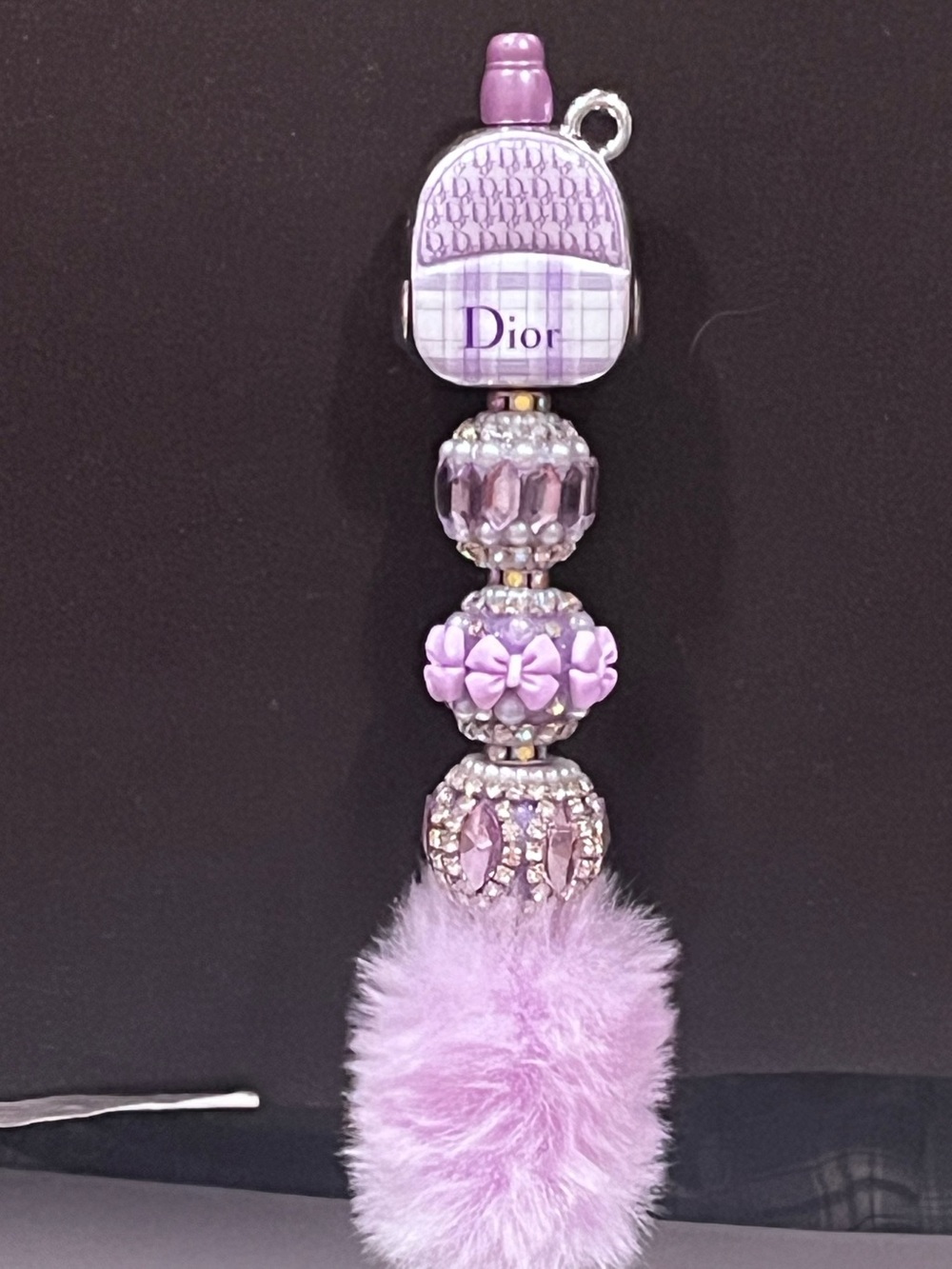 Designer inspired backpack focal fancy beaded pen